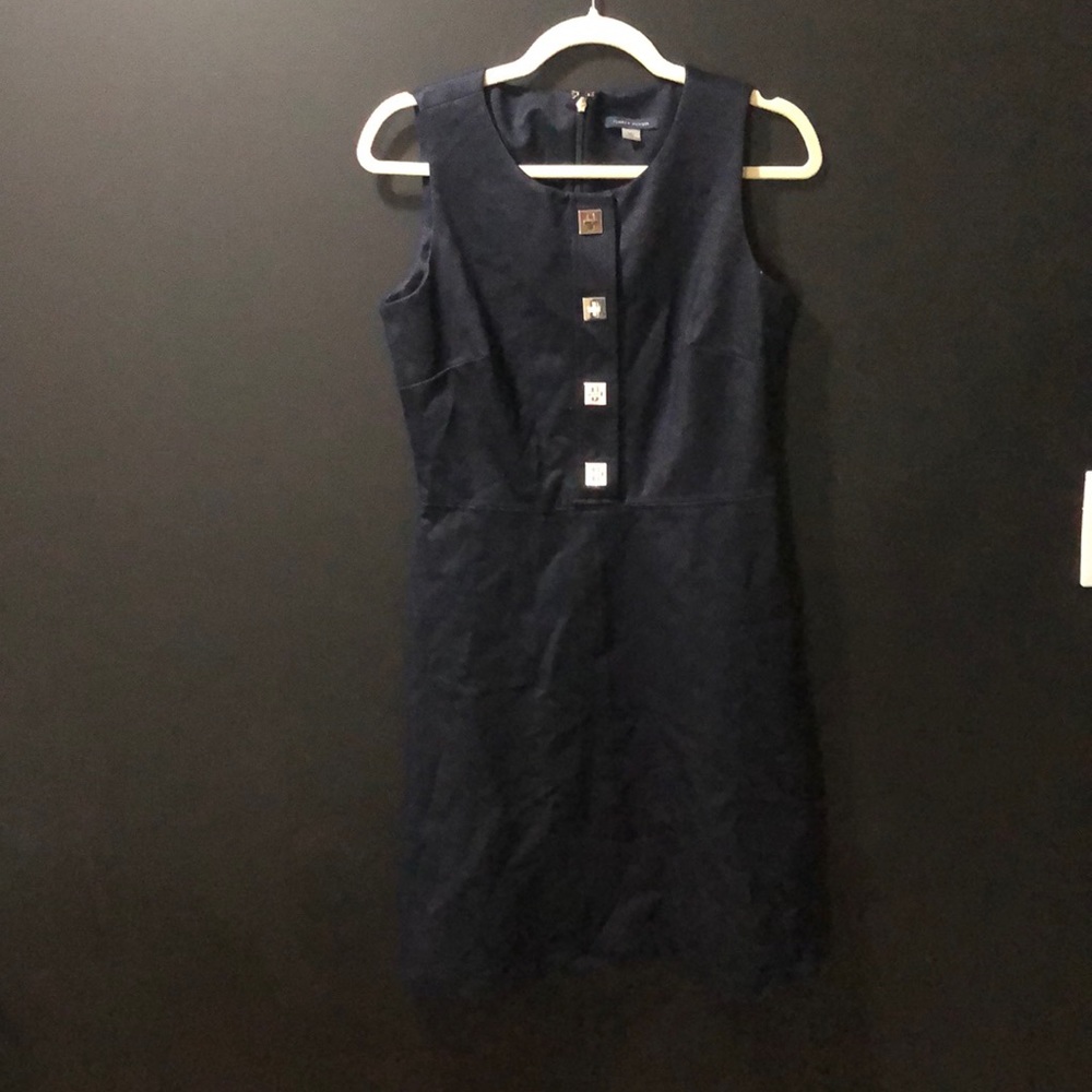 Tommy Hilfiger faux denim a line dress